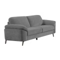 KATRINA 3-Seater K/D Sofa Grey Fabric