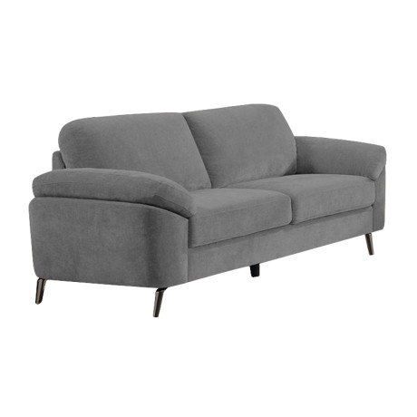 KATRINA 3-Seater K/D Sofa Grey Fabric