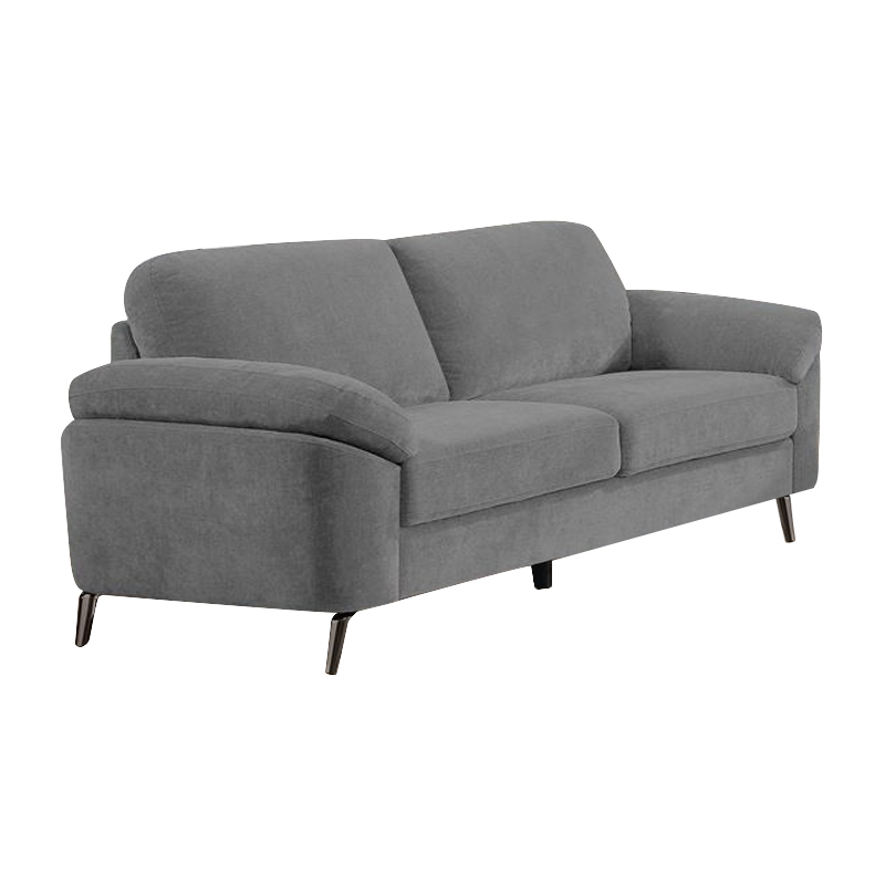 KATRINA 3-Seater K/D Sofa Grey Fabric