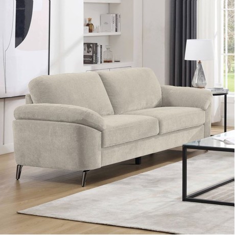 KATRINA 3-Seater K/D Sofa Beige Fabric
