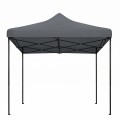 Bari Megapap folding gazebo, metal frame - waterproof fabric 420D, grey color, 3x3x3,10m.