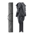 Bari Megapap folding gazebo, metal frame - waterproof fabric 420D, grey color, 3x3x3,10m.