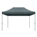 Bari Megapap folding gazebo, metal frame - waterproof fabric 420D, grey color, 3x4,5x3,20m.
