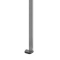 Bari Megapap folding gazebo, metal frame - waterproof fabric 420D, white color, 3x4,5x3,20m.