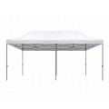 Bari Megapap folding gazebo, metal frame - waterproof fabric 420D, white color, 3x6x3,27m.