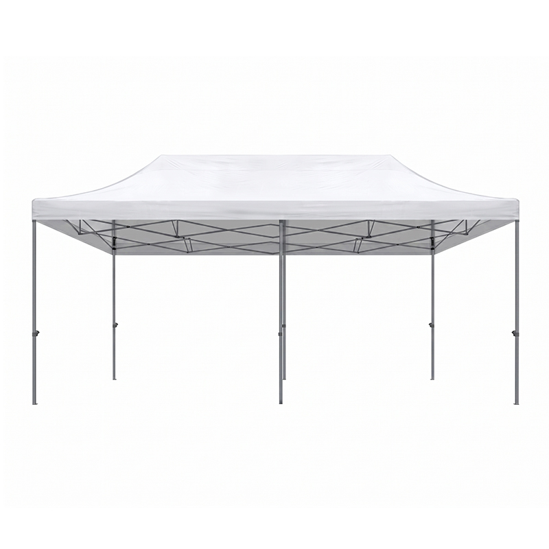 Bari Megapap folding gazebo, metal frame - waterproof fabric 420D, white color, 3x6x3,27m.