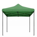 Bari Megapap folding gazebo, metal frame - waterproof fabric 420D, green color, 3x3x3,10m.