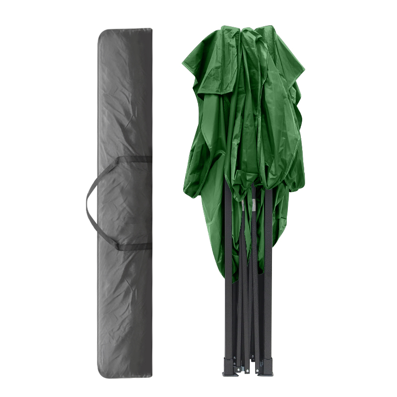 Bari Megapap folding gazebo, metal frame - waterproof fabric 420D, green color, 3x3x3,10m.