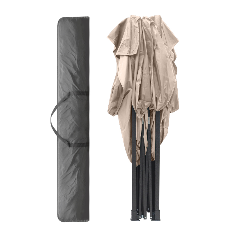 Bari Megapap folding gazebo, metal frame - waterproof fabric 420D, sand color, 3x3x3,10m.