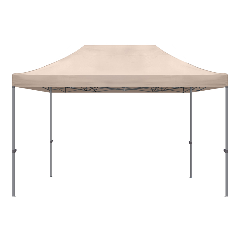 Bari Megapap folding gazebo, metal frame - waterproof fabric 420D, sand color, 3x4,5x3,20m.