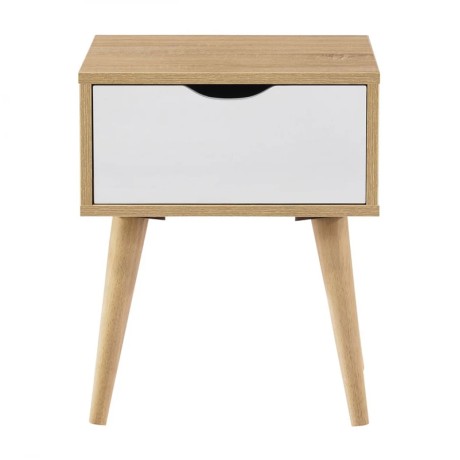 ALIDA Bedside 40x36x50 Sonoma/White