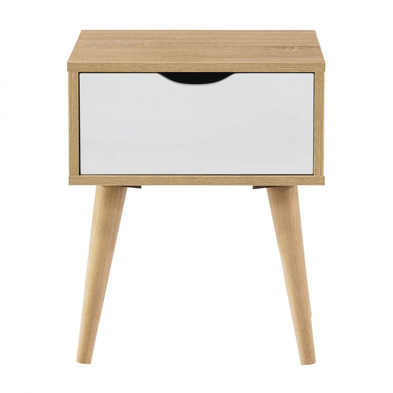 ALIDA Bedside 40x36x50 Sonoma/White