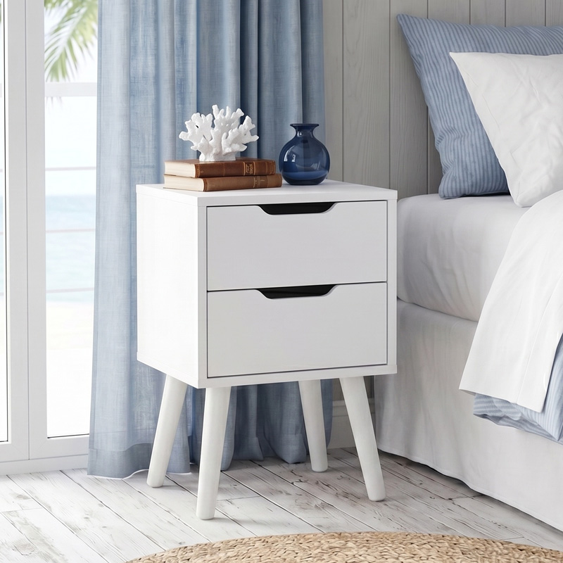 ALINA Bedside 29x29x44 White