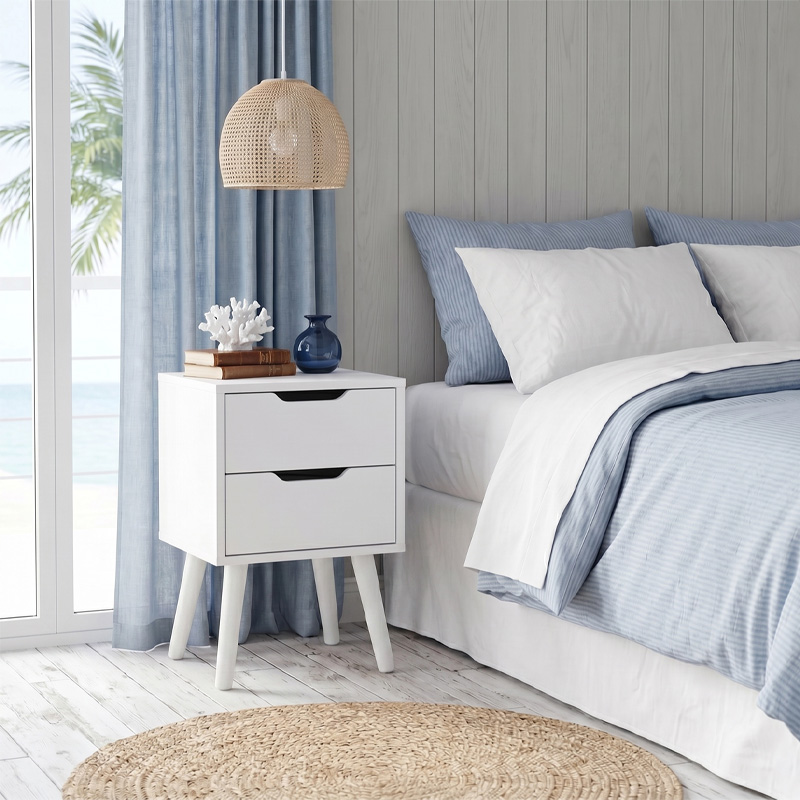 ALINA Bedside 29x29x44 White