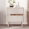 Arch Megapap melamine nightstand in sandstone color 45x35x52,5cm.