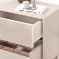 Arch Megapap melamine nightstand in sandstone color 45x35x52,5cm.