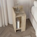 Κομοδίνο Elos Megapap αριστερό χρώμα travertine 25x27x60εκ.
