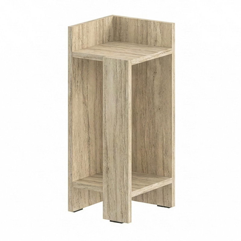 Κομοδίνο Elos Megapap αριστερό χρώμα travertine 25x27x60εκ.