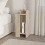 Elos Megapap melamine nightstand right module in travertine color 25x27x60cm.