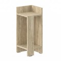 Elos Megapap melamine nightstand right module in travertine color 25x27x60cm.