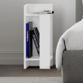 Elos Megapap melamine night-stand set in white color 25x27x60cm.