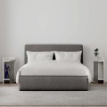 Elos Megapap melamine night-stand set in ancient white - retro grey color 25x27x60cm.
