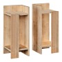 Κομοδίνο Elos Megapap σετ 2 τεμαχίων χρώμα sapphire oak 25x27x60εκ.