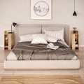 Κομοδίνο Elos Megapap σετ 2 τεμαχίων χρώμα sapphire oak 25x27x60εκ.