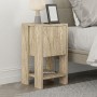 Κομοδίνο Ema Megapap χρώμα travertine 30x30x55εκ.