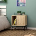 Glynn Megapap melamine night-stand in oak color 50,2x44,6x58cm.