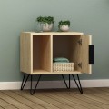 Glynn Megapap melamine night-stand in oak color 50,2x44,6x58cm.