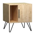 Glynn Megapap melamine night-stand in oak color 50,2x44,6x58cm.