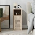 Κομοδίνο Inca Megapap χρώμα light oak 25,2x32x60εκ.