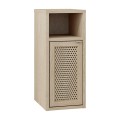 Κομοδίνο Inca Megapap χρώμα light oak 25,2x32x60εκ.