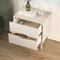 Κομοδίνο Marquise Megapap χρώμα sandstone 50x35x52,3εκ.