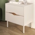 Κομοδίνο Marquise Megapap χρώμα sandstone 50x35x52,3εκ.