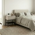Melis Megapap melamine nightstand in sandstone color 45x35x56.4cm.