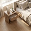 Κομοδίνο Mida Megapap χρώμα sepet oak 45x40x52εκ.