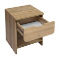 Κομοδίνο Mida Megapap χρώμα sepet oak 45x40x52εκ.