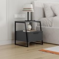 Pal Megapap melamine night-stand in anthracite color 45x40x50cm.
