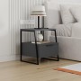 Pal Megapap melamine night-stand in anthracite color 45x40x50cm.