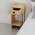 Sirius Megapap melamine night-stand left in oak color 32x30x61cm.