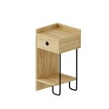 Sirius Megapap melamine night-stand left in oak color 32x30x61cm.