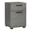 Veto Megapap melamine night stand in concrete grey color 40x39x57cm.