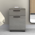 Veto Megapap melamine night stand in concrete grey color 40x39x57cm.