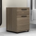 Veto Megapap melamine night stand in walnut color 40x39x57cm.