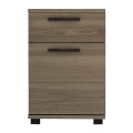 Veto Megapap melamine night stand in walnut color 40x39x57cm.
