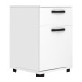 Veto Megapap melamine night stand in white color 40x39x57cm.