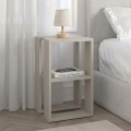 Lonie Megapap melamine nightstand - side table in sandstone color 34x30x55cm.