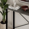 Archie Megapap melamine concole in grey retro - black color 110x35x75cm.